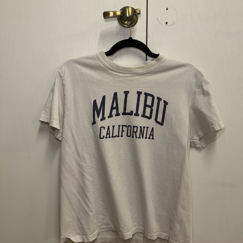 Brandy Melville Cream Malibu Tee